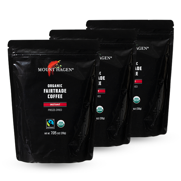 マウントハーゲン【詰め替え用】オーガニックフェアトレードインスタントコーヒー200g