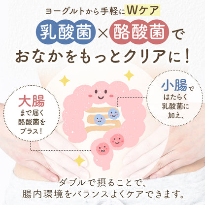 もっちりヨーグルト+酪酸菌【手作りヨーグルトの種菌／繰り返し作れる】3包入／6包入 小腸大腸ダブルケア 常温発酵OK ヨーグルトメーカーOK 植え継ぎ可能  クレモリス菌 カスピ海ヨーグルト