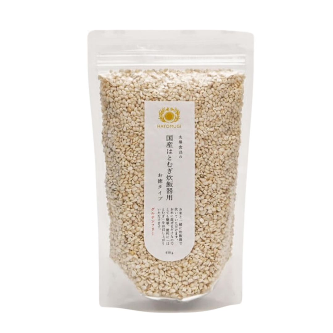 国産はとむぎ炊飯器用 450g お得タイプ