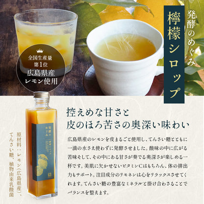 発酵のめぐみ 健康を贈るギフト 発酵シロップセット各360ml【国産／無添加／熨斗対応】