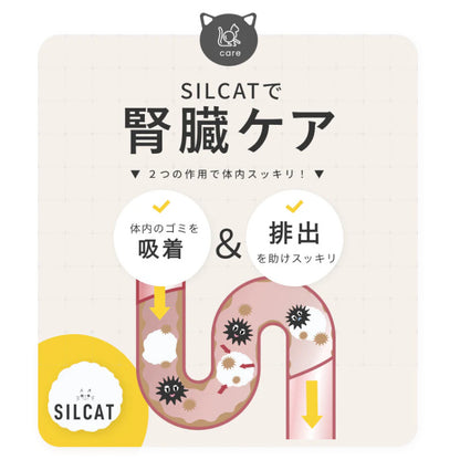 SILCAT(シルキャット) 猫用 腎臓・体重ケアサプリメント 無味無臭 液体タイプ