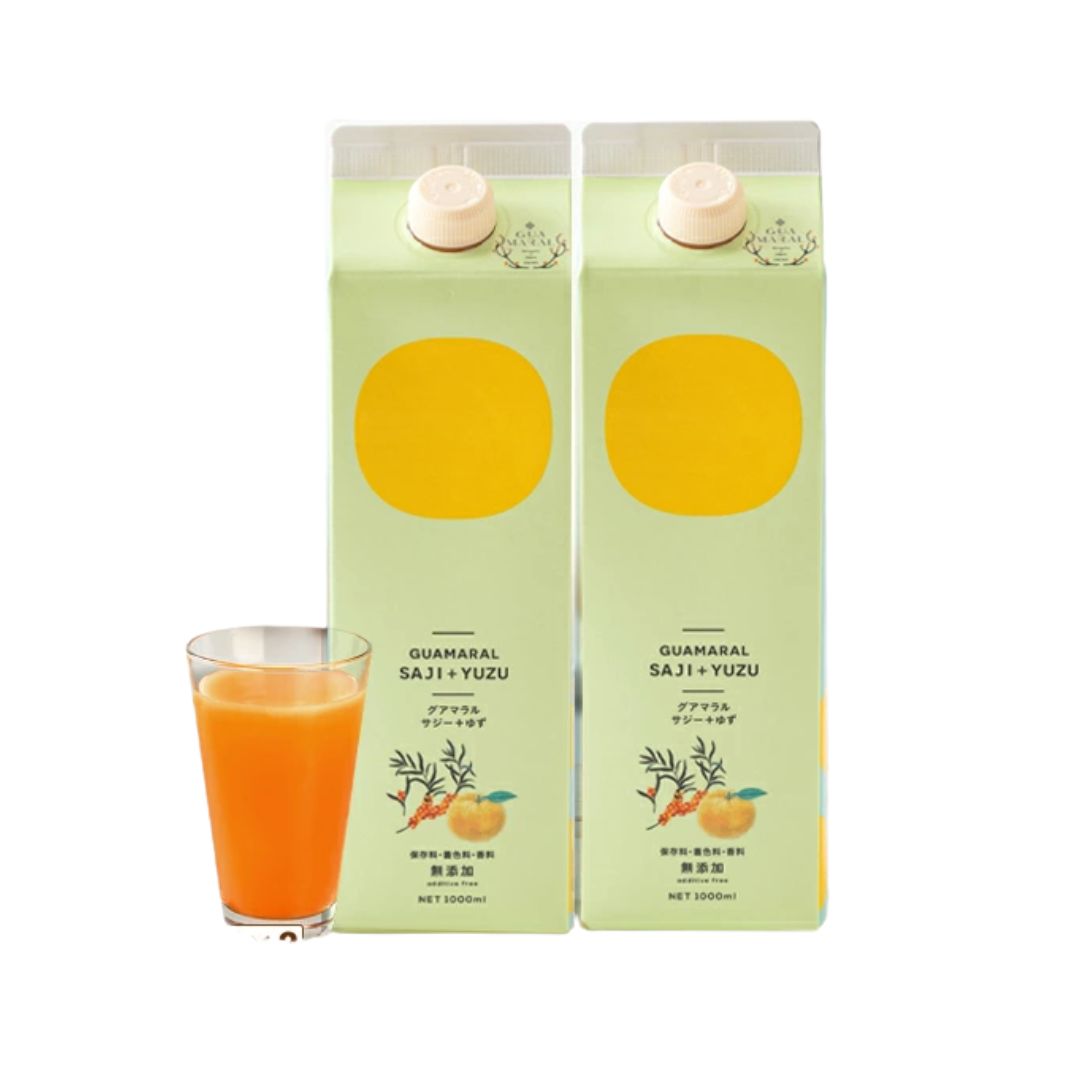 グアマラルサジー+ゆず 1000ml 2個セット